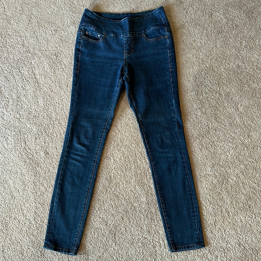 Jag Jeans High Rise Skinny Dark Blue Denim Leggings